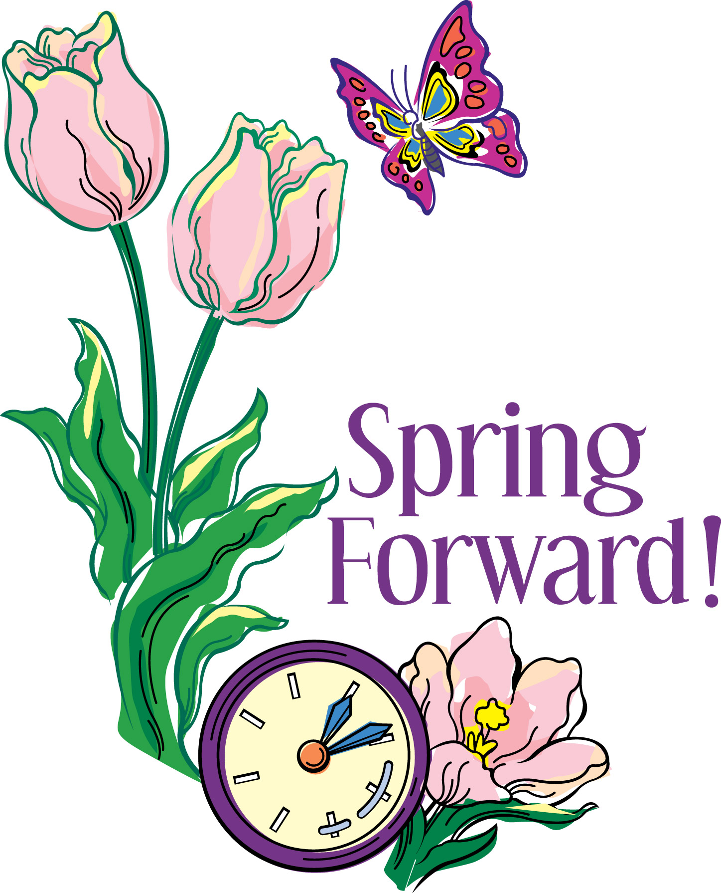 clip art spring ahead - photo #8