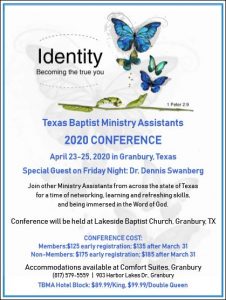 TBMA 2020 Conference Flier